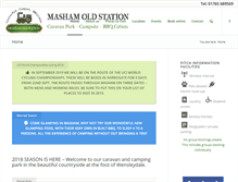 Tablet Screenshot of oldstation-masham.co.uk
